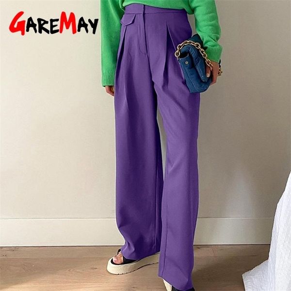spring women's classic pants loose straight oversize purple autumn elegant high waisted wide leg trousers for women 220325, Black;white
spring women's classic pants loose straight oversize purple autumn elegant high waisted wide leg trousers for women 220325, Black;white