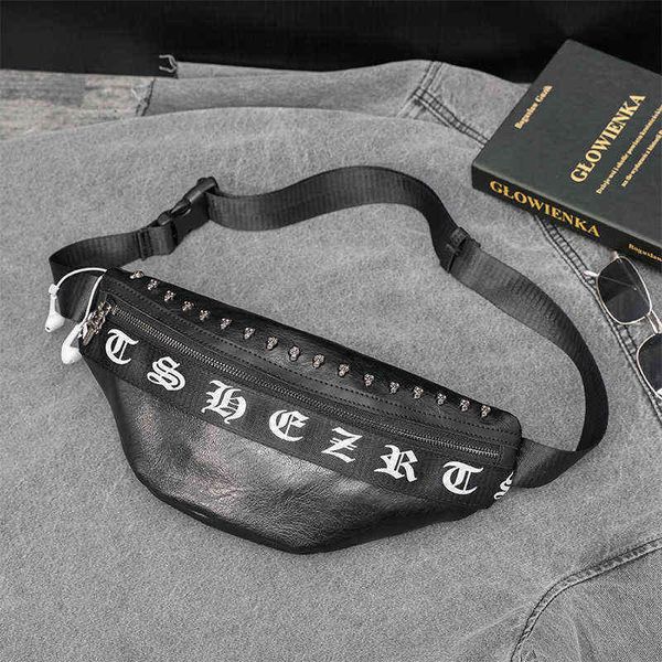 annmouler fashion waist bag punk style fanny pack faux leather shoulder chest woman bum purse 220531
annmouler fashion waist bag punk style fanny pack faux leather shoulder chest woman bum purse 220531