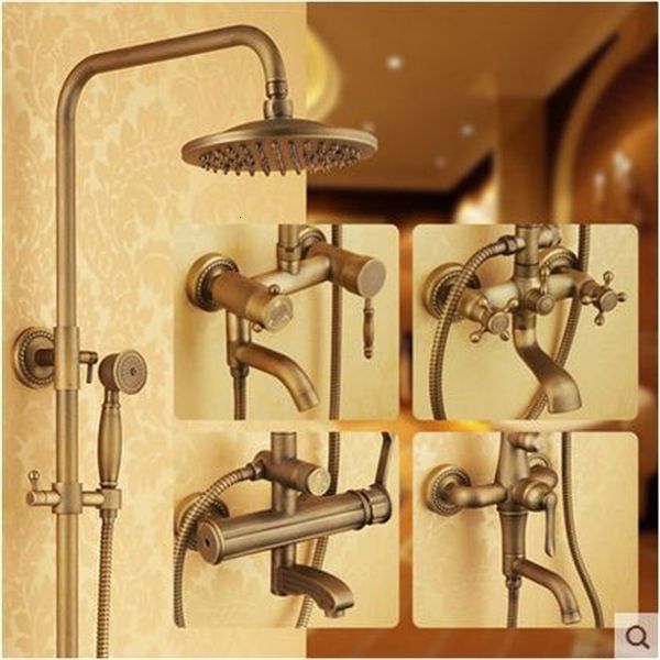 bath faucet european antique copper four gear shower set full faucet three bathroom hvdm
bath faucet european antique copper four gear shower set full faucet three bathroom hvdm