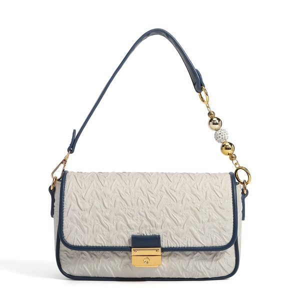 niche locking shoulder bag pleated underarm transfer bead bag female crossbody
niche locking shoulder bag pleated underarm transfer bead bag female crossbody