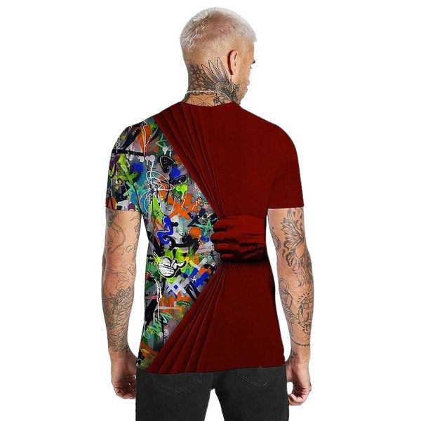 men's tee t shirt shirt 3d print graphic prints hand crew neck daily holiday print short sleeve casual designer big and tall green blu, White;black
men's tee t shirt shirt 3d print graphic prints hand crew neck daily holiday print short sleeve casual designer big and tall green blu, White;black