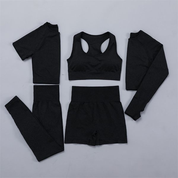 seamless women yoga set workout gym long sleeve fitness crop high waist leggings sport clothing suits 220317, Gray
seamless women yoga set workout gym long sleeve fitness crop high waist leggings sport clothing suits 220317, Gray