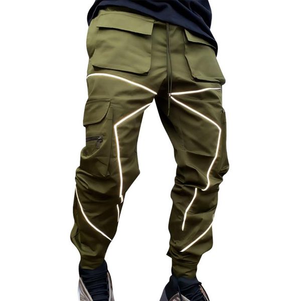 men's pants mens hip-hop jogging cargo fashion jogger reflective shiny casual overalls man sportswear luminous pencil, Black
men's pants mens hip-hop jogging cargo fashion jogger reflective shiny casual overalls man sportswear luminous pencil, Black