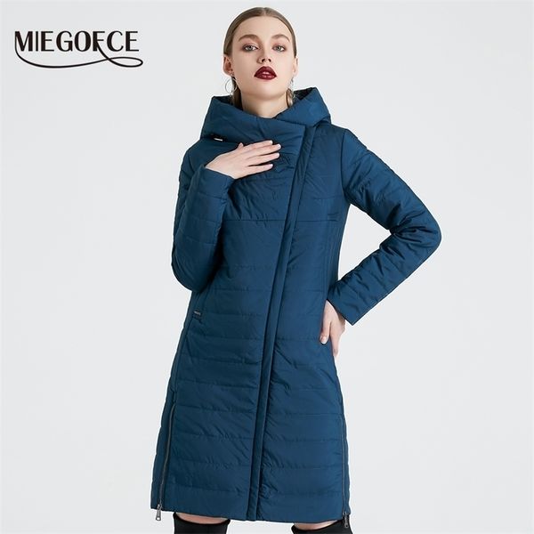 miegofce spring women jacket with a curve zipper women coat highquality thin cotton padded jacket womens warm parka coat y201012, Black
miegofce spring women jacket with a curve zipper women coat highquality thin cotton padded jacket womens warm parka coat y201012, Black