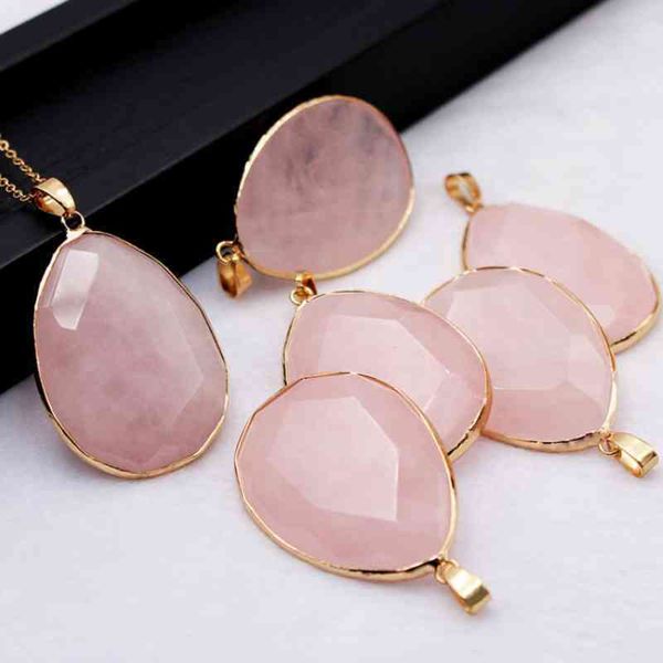 fashion women jewelry natural rose quartz stone drop pendant necklace, Silver
fashion women jewelry natural rose quartz stone drop pendant necklace, Silver