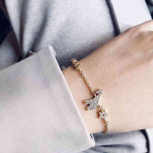 fine jewellery pendant necklaces chain bracelets animal series giraffe bracelet trend letter lovely deer diamond bracelet, Black
fine jewellery pendant necklaces chain bracelets animal series giraffe bracelet trend letter lovely deer diamond bracelet, Black
