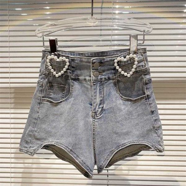deat spring summer fashion casual pearl nail bead waist stretch slim temperament denim shorts women sk077 210709, White;black
deat spring summer fashion casual pearl nail bead waist stretch slim temperament denim shorts women sk077 210709, White;black