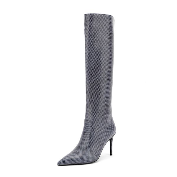 2022 women's boots autumn winter new european and american fashion super thin high-heeled knee-length sleeves boots, Black
2022 women's boots autumn winter new european and american fashion super thin high-heeled knee-length sleeves boots, Black