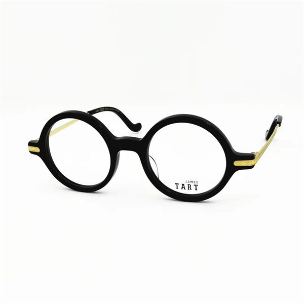 james tart 217 optical eyeglasses for retro style anti-blue light lens plate round full frame with box, White;black
james tart 217 optical eyeglasses for retro style anti-blue light lens plate round full frame with box, White;black