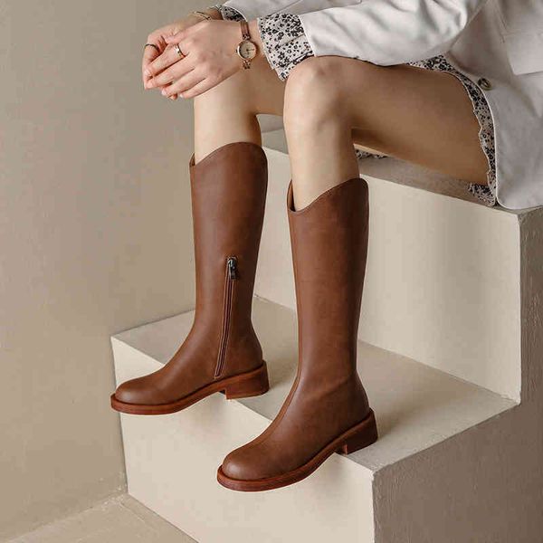 boots modified leg type autumn winter round head low heel fashion boots all leather french comfortable female knight y0a7, Black
boots modified leg type autumn winter round head low heel fashion boots all leather french comfortable female knight y0a7, Black