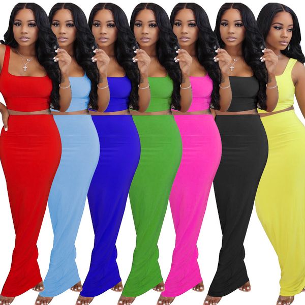 two piece dress women solid mini tank maxi midi skirts suit sport matching set outfit casual long dress tracksuit, White
two piece dress women solid mini tank maxi midi skirts suit sport matching set outfit casual long dress tracksuit, White