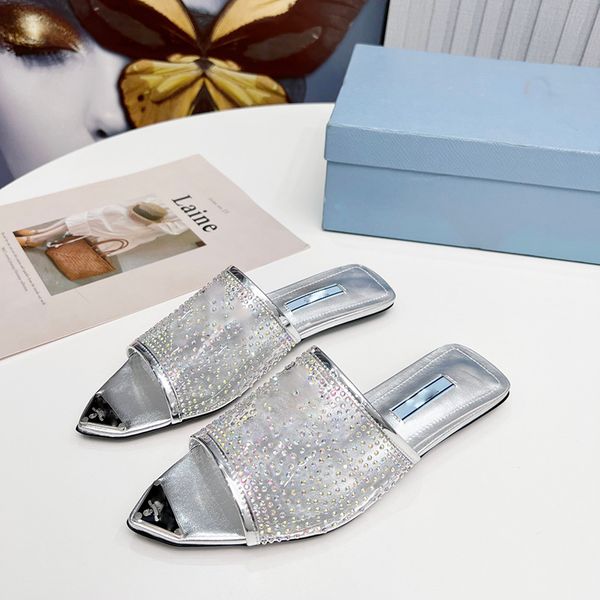 2022 spring and summer new fashion sandals for women diamond flat crystal fashion transparent slipper trend loafers 35-41, Black
2022 spring and summer new fashion sandals for women diamond flat crystal fashion transparent slipper trend loafers 35-41, Black