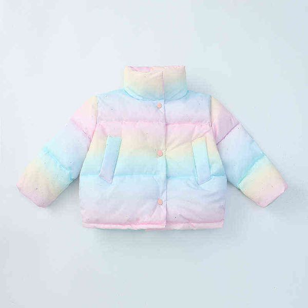 2-7yrs rainbow warm girls down jackets autumn children coat kids baby winter clothes overcoat thicker outerwear j220718, Blue;gray
2-7yrs rainbow warm girls down jackets autumn children coat kids baby winter clothes overcoat thicker outerwear j220718, Blue;gray