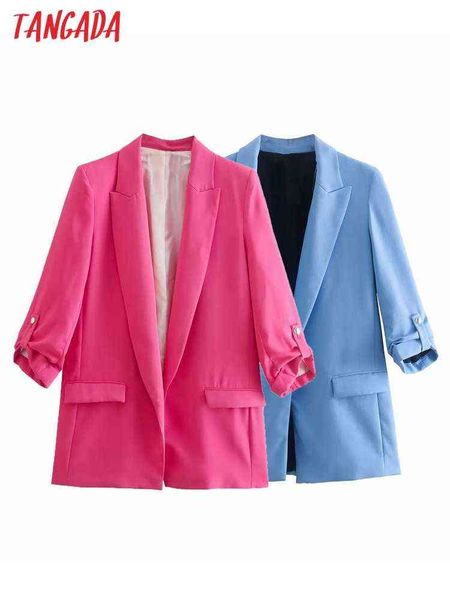suit tangada women new blazer female pleated three quarter sleeve elegant jacke, White;black
suit tangada women new blazer female pleated three quarter sleeve elegant jacke, White;black