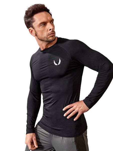 men graphic print sports tee z3ce#, White;black
men graphic print sports tee z3ce#, White;black