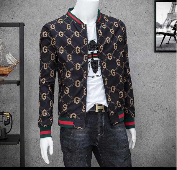 station european men's jacket tide brand stand-up collar new style with spring and autumn korean version of the trend of youth casual t, Black;brown
station european men's jacket tide brand stand-up collar new style with spring and autumn korean version of the trend of youth casual t, Black;brown