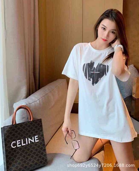 women's t-shirt spring and summer minority design simple ins style bai da trend fashion love printed short sleeved t-shirt 6mv9 t9qr, White
women's t-shirt spring and summer minority design simple ins style bai da trend fashion love printed short sleeved t-shirt 6mv9 t9qr, White