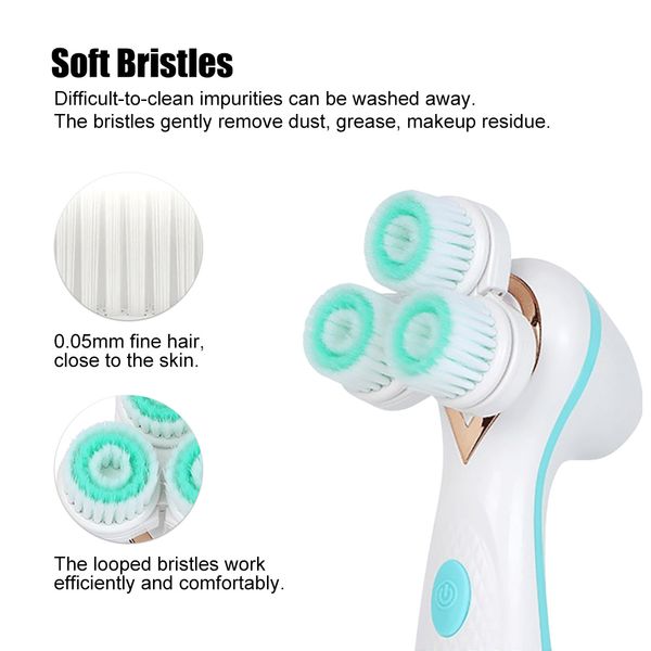 3 in 1 electric silicone face cleansing brush vibration massage facial t zone deep clean remove exfoliating acne skin care tool
3 in 1 electric silicone face cleansing brush vibration massage facial t zone deep clean remove exfoliating acne skin care tool