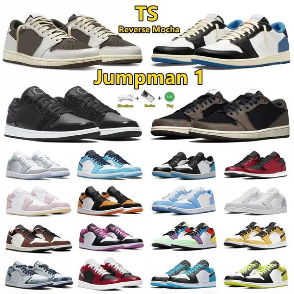 jumpman 1s 1 lows basketball shoes for mens womens travis fragment scotts patent bred hyper royal university blue dark mocha unc men trainer, Black
jumpman 1s 1 lows basketball shoes for mens womens travis fragment scotts patent bred hyper royal university blue dark mocha unc men trainer, Black