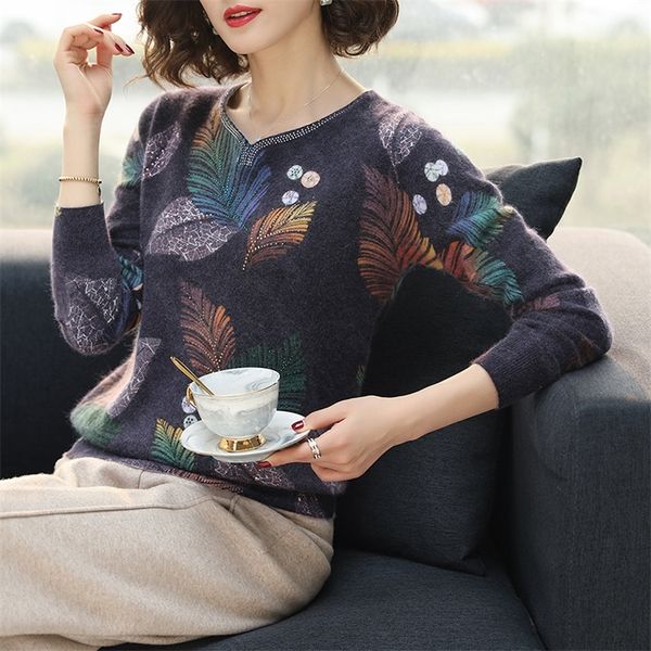 yisu sweater women autumn winter fashion new leaf printed sweater long sleeve loose pullover knitted sweaters women lj200908, White;black
yisu sweater women autumn winter fashion new leaf printed sweater long sleeve loose pullover knitted sweaters women lj200908, White;black
