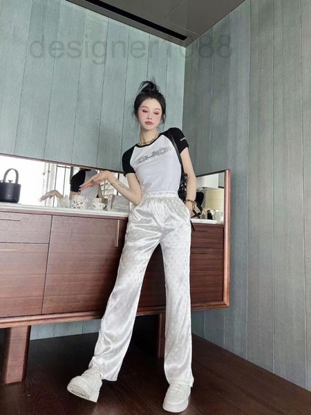 women's shorts designer ch22 spring new full body printed high waist and wide leg pants r28y, White;black
women's shorts designer ch22 spring new full body printed high waist and wide leg pants r28y, White;black