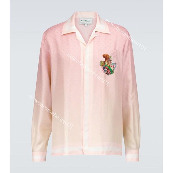 casablanc cuban collar silk shirt 2022 new spring and summer men luxurys business outdoor shirts, White;black
casablanc cuban collar silk shirt 2022 new spring and summer men luxurys business outdoor shirts, White;black