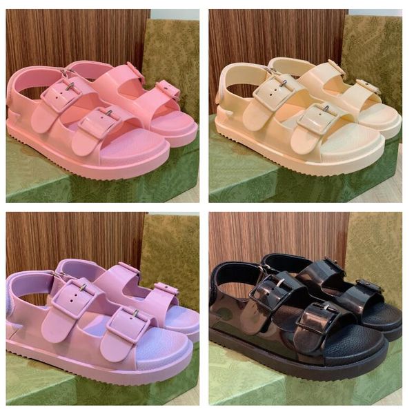 luxury designer jelly sandals studded rubber slippers ouverture heel adjustment buckle women sandals height 4cm l, Black
luxury designer jelly sandals studded rubber slippers ouverture heel adjustment buckle women sandals height 4cm l, Black