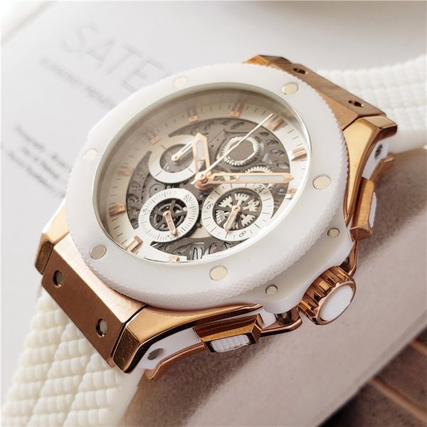 men's high-end quartz watch hollow design designer watch waterproof sapphire mirror white face, Slivery;brown
men's high-end quartz watch hollow design designer watch waterproof sapphire mirror white face, Slivery;brown