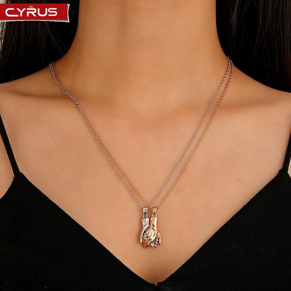 pendant necklaces 2pcs holding hand for couple romantic magnet attracts pendants chain necklace set fashion jewelry valentine's day gif, Silver
pendant necklaces 2pcs holding hand for couple romantic magnet attracts pendants chain necklace set fashion jewelry valentine's day gif, Silver
