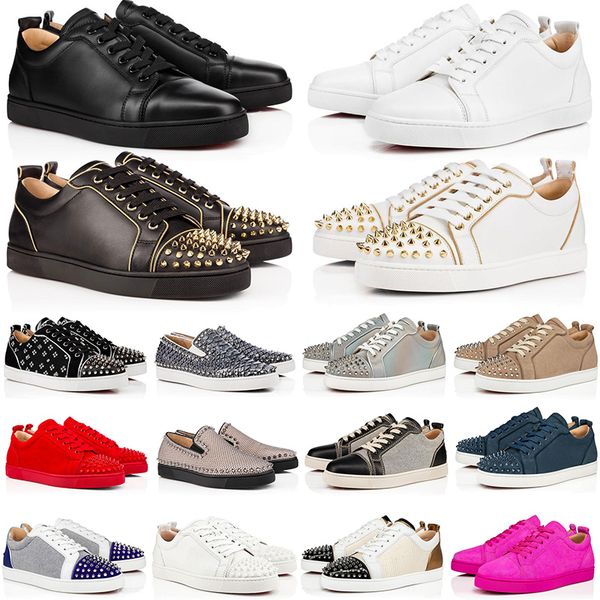 luxury designer shoes red bottoms genuine leather sneakers black pink casual shoes size 36-47 with box
luxury designer shoes red bottoms genuine leather sneakers black pink casual shoes size 36-47 with box