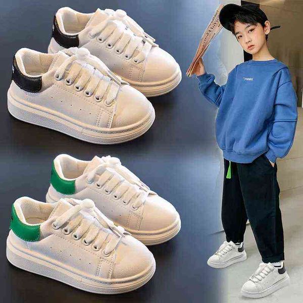 children white shoes new fashion classtic girls boys pu breathable patchwork rubber sneakers toddler kids casual shoe baby shoes g220527, Black;red
children white shoes new fashion classtic girls boys pu breathable patchwork rubber sneakers toddler kids casual shoe baby shoes g220527, Black;red