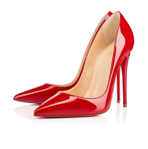 red bottoms heels designer women shoes pointed toe red sole 8cm 10cm 12cm pumps wedding dress shoe nude, Black
red bottoms heels designer women shoes pointed toe red sole 8cm 10cm 12cm pumps wedding dress shoe nude, Black