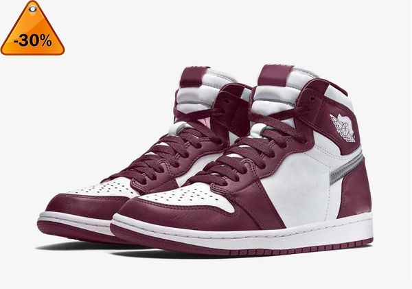 2022 high og 1 bordeaux athletic shoes men women white metallic silver hand crafted 555088 -611 outdoor sneakers with origingl box
2022 high og 1 bordeaux athletic shoes men women white metallic silver hand crafted 555088 -611 outdoor sneakers with origingl box
