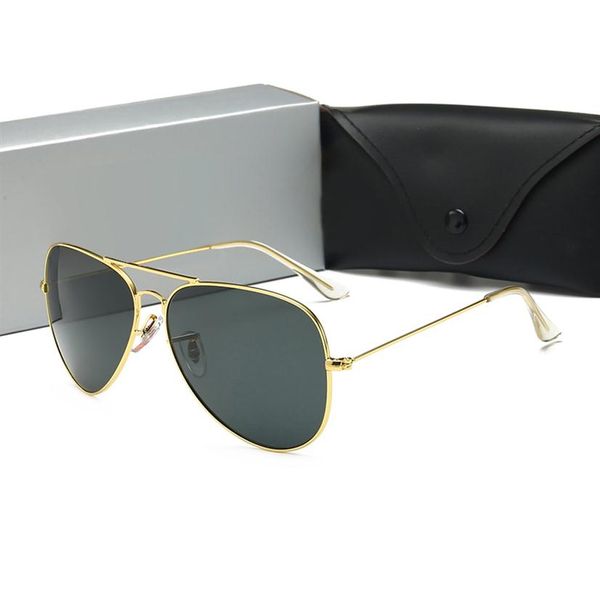 fashion classic brand luxury designer sunglasses for mens vintage pilot sun glasses glass lenses metal frame uv400 men women 235p, White;black
fashion classic brand luxury designer sunglasses for mens vintage pilot sun glasses glass lenses metal frame uv400 men women 235p, White;black