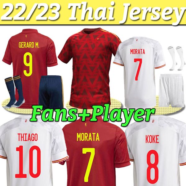 2spain world soccer jerseys cup 2022 national unifroms man kids kit full set sock canales ansu fati ramos saul koke asensio morata football, Black;yellow
2spain world soccer jerseys cup 2022 national unifroms man kids kit full set sock canales ansu fati ramos saul koke asensio morata football, Black;yellow