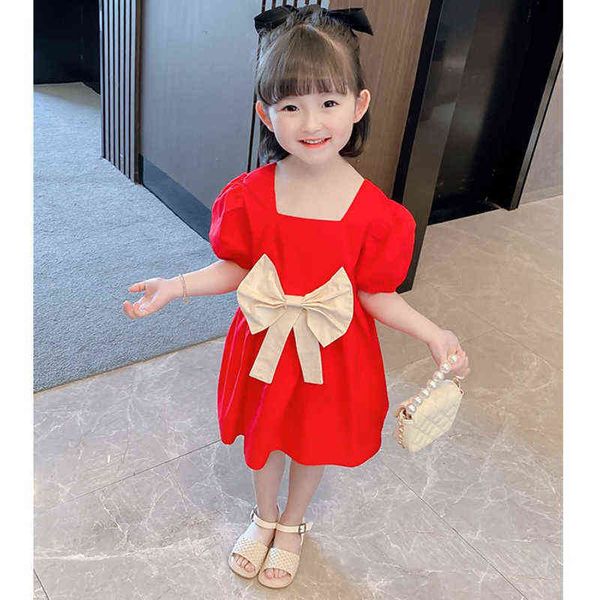 child summer fashion floral red party dress toddler girl casual cotton short sleeve clothes baby costume kid bow princess dress g220518, Red;yellow
child summer fashion floral red party dress toddler girl casual cotton short sleeve clothes baby costume kid bow princess dress g220518, Red;yellow