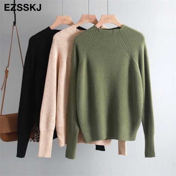 2019 casual chic thick autumn winter soft cashmere oversize sweater pullover women warm female loose wool basic sweaters y200722, White;black
2019 casual chic thick autumn winter soft cashmere oversize sweater pullover women warm female loose wool basic sweaters y200722, White;black