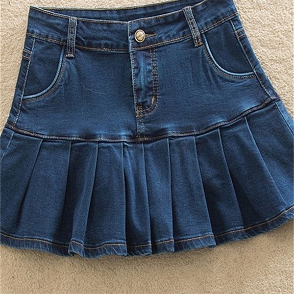 denim skirt with ruffles 6xl 7xl harajuku y2k jeans skater woman high waist bottom female casual pleated micro mini short jurken 220701, Black
denim skirt with ruffles 6xl 7xl harajuku y2k jeans skater woman high waist bottom female casual pleated micro mini short jurken 220701, Black
