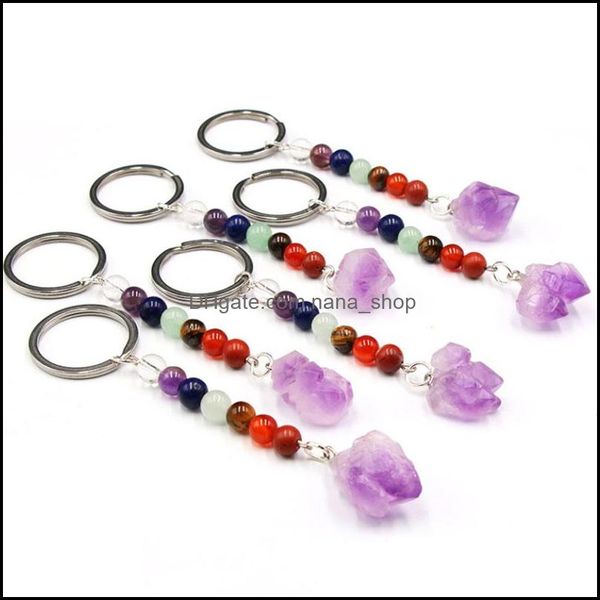 key rings jewelry irregar natural stone bead sier plated for women girl pendant bag keychains fashion decor drop dh6ao, Slivery;golden
key rings jewelry irregar natural stone bead sier plated for women girl pendant bag keychains fashion decor drop dh6ao, Slivery;golden