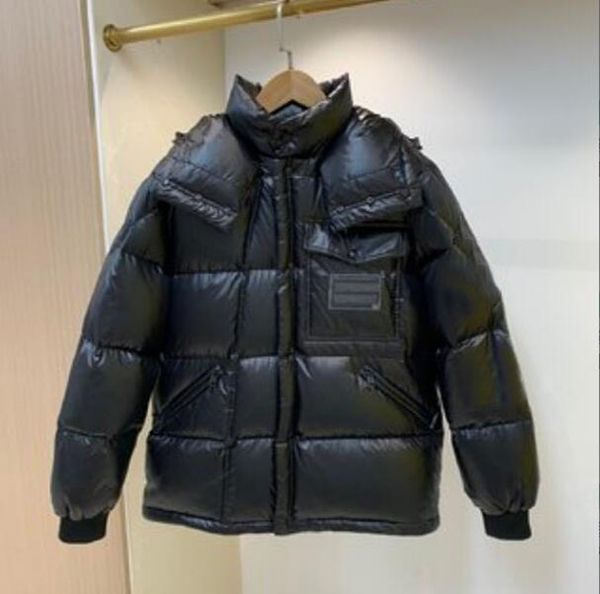 luxury french men's down parka parka casual coats bomber jackets designer s clothing, Black