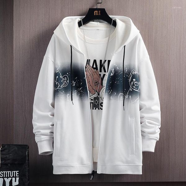 men's hoodies harajuku style hooded coats spring autumn street trendy men outwear fashion mens clothing, Black
men's hoodies harajuku style hooded coats spring autumn street trendy men outwear fashion mens clothing, Black
