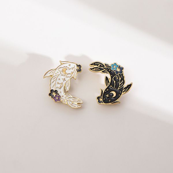 dear-you cartoon couple moon koi brooch cute japanese corsage metal badge clothing bag accessories buckle pin, Blue
dear-you cartoon couple moon koi brooch cute japanese corsage metal badge clothing bag accessories buckle pin, Blue