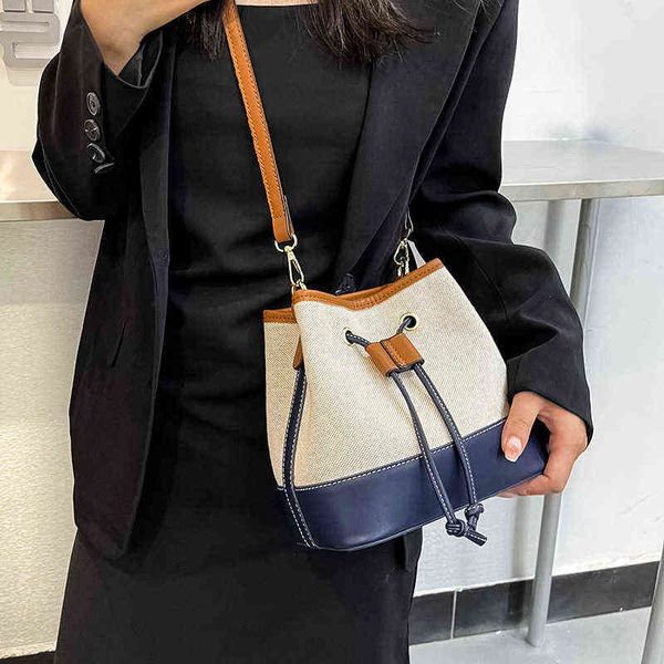 pu leather women designer handbags girl shopper purse fashion casual korean style color block bucket bag crossbody bags 220507
pu leather women designer handbags girl shopper purse fashion casual korean style color block bucket bag crossbody bags 220507