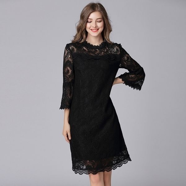 taoyizhuai summer autumn black large size hollow out flare sleeve collar zipper fly casual lace dress for women y200805, Black;pink
taoyizhuai summer autumn black large size hollow out flare sleeve collar zipper fly casual lace dress for women y200805, Black;pink
