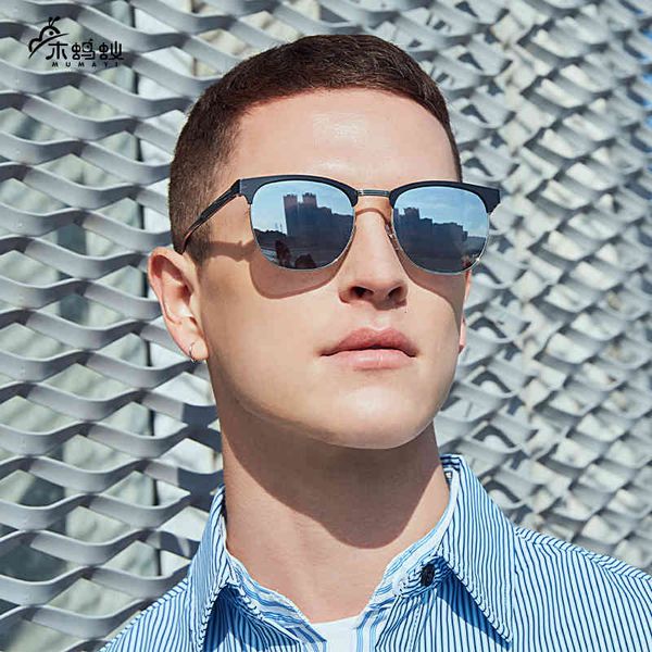 sunglasses men's 2022 fashion driving polarized round face big korean personality net red same women and men, Black
sunglasses men's 2022 fashion driving polarized round face big korean personality net red same women and men, Black
