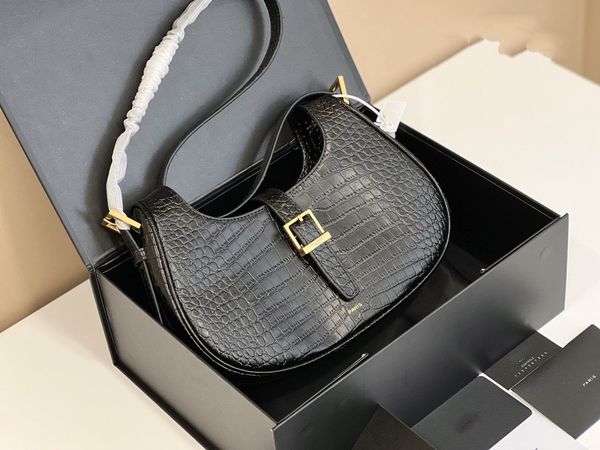 2022 y woman black sls bag crocodile messenger shoulder bags designer early spring patchwork color clasp crescent hand-held cross-body rive
2022 y woman black sls bag crocodile messenger shoulder bags designer early spring patchwork color clasp crescent hand-held cross-body rive