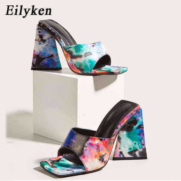 slippers eilyken new fashion camouflage triangle square heels women toe ladies summer runway party slides sandals shoes 220329, Black
slippers eilyken new fashion camouflage triangle square heels women toe ladies summer runway party slides sandals shoes 220329, Black
