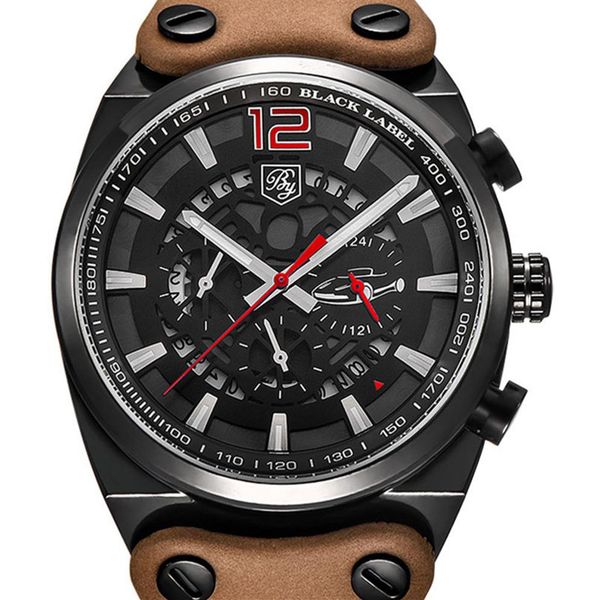 large dial design chronograph sport mens watches fashion military waterproof quartz watch clock241g, Slivery;brown
large dial design chronograph sport mens watches fashion military waterproof quartz watch clock241g, Slivery;brown