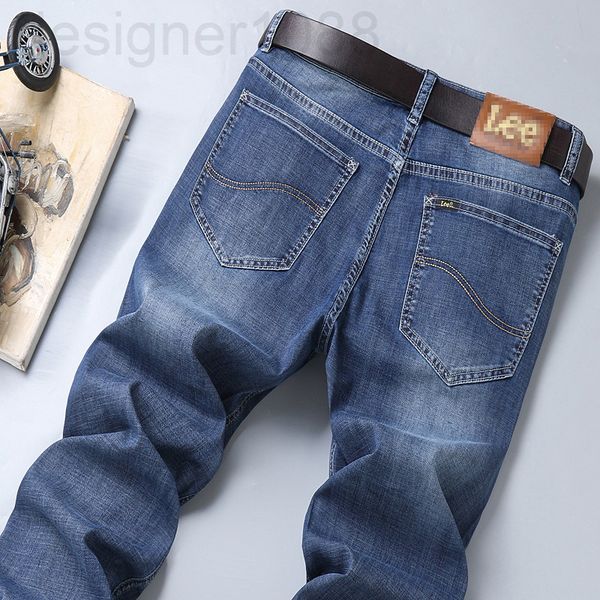 men's jeans designer men's spring and summer fashion brand cotton business loose straight elastic thin casual pants gwg0, Blue
men's jeans designer men's spring and summer fashion brand cotton business loose straight elastic thin casual pants gwg0, Blue