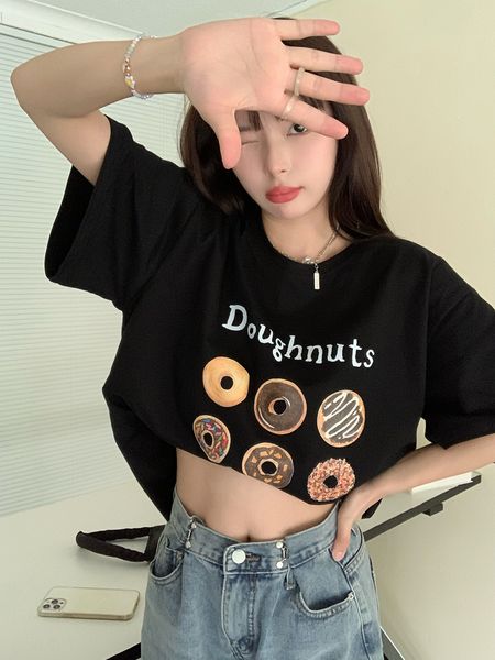 women's t-shirt & tees 2022 summer original designer donut printed letters outdoor fashion classic fashion tshirt thin clothes, White
women's t-shirt & tees 2022 summer original designer donut printed letters outdoor fashion classic fashion tshirt thin clothes, White